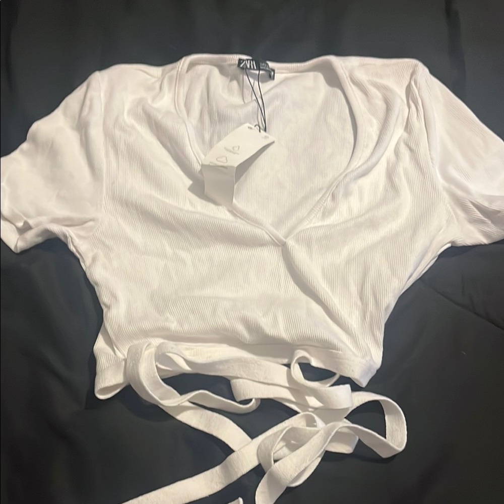 Zara White Women's Top
